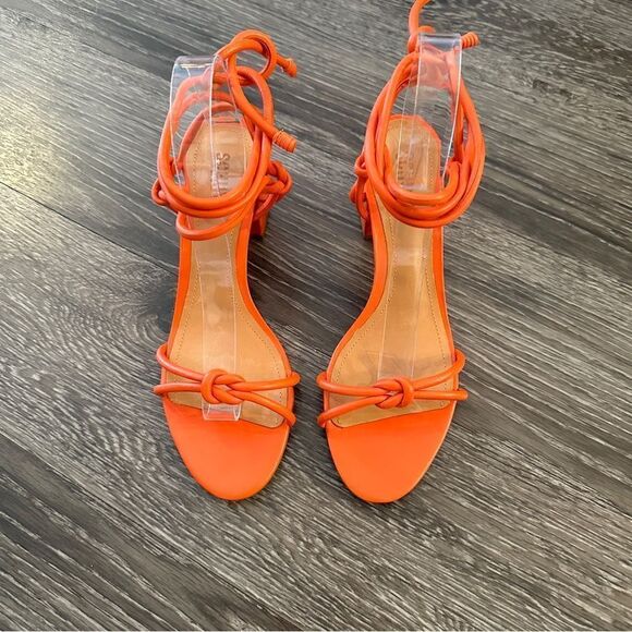 Schutz Nicky Mid Napa Sandal New - Picture 3 of 7